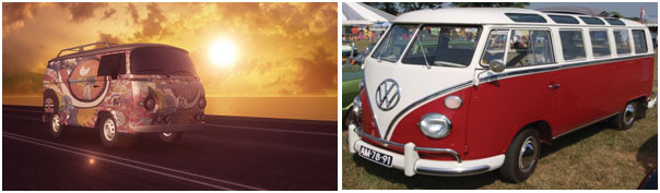 Hippie, Volkswagen, Van, Vw, Travel, Car, Gorenje, Cool Shop
