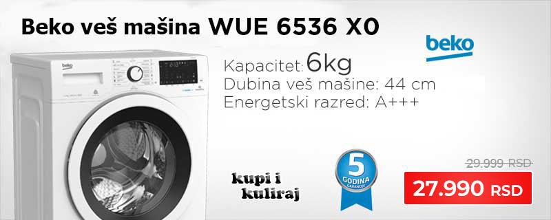 Beko mašina za pranje veša WTE 5511 BO