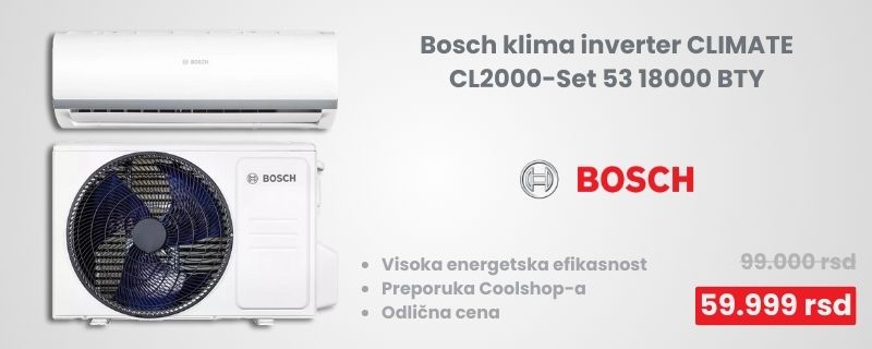Bosch klima inverter CLIMATE CL2000-Set 53 18000 BTY - Cool Shop