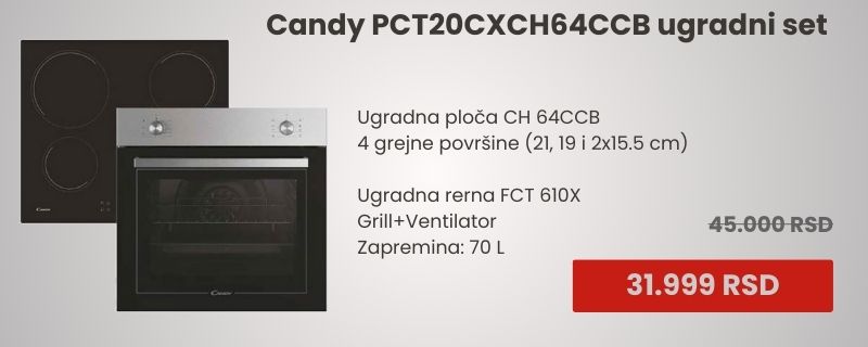 Candy PCT20CXCH64CCB ugradni set