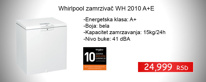 Whirlpool zamrzivač WH 2010 A+E