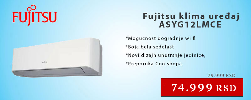 Fujitsu klima uređaj ASYG12LMCE - Cool Shop