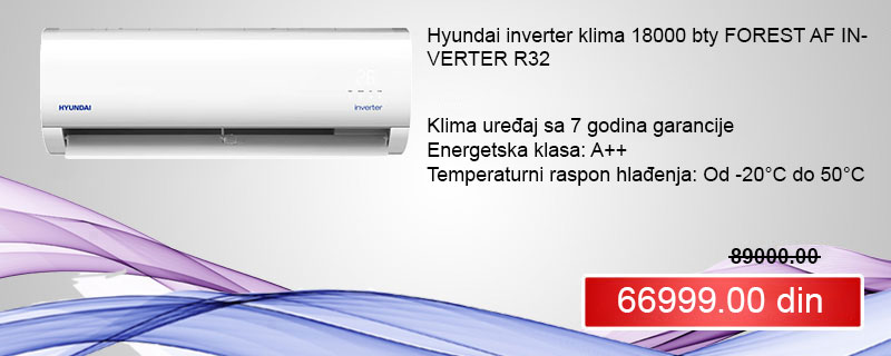 Hyundai inverter klima 18000 bty FOREST AF INVERTER R32