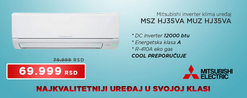 Mitsubishi inverter MSZ HJ35VA MUZ HJ35VA 12000bty - Cool Shop