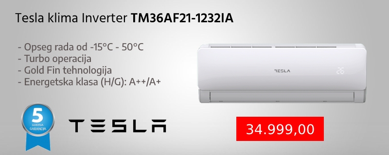 Tesla klima Inverter TM36AF21-1232IA - Cool Shop
