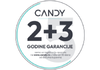 Candy - 2+3 godina garancije