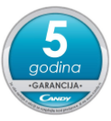 Candy - 5 godina garancije