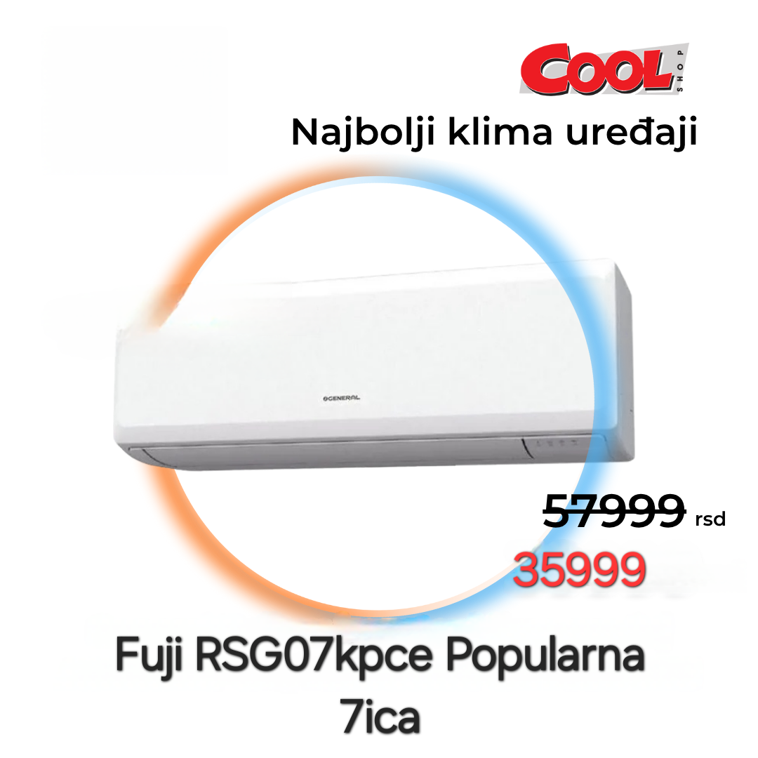 Fuji inverter klima uređaj RSGG07KPCA / ROGG07KPCA - Cool Shop