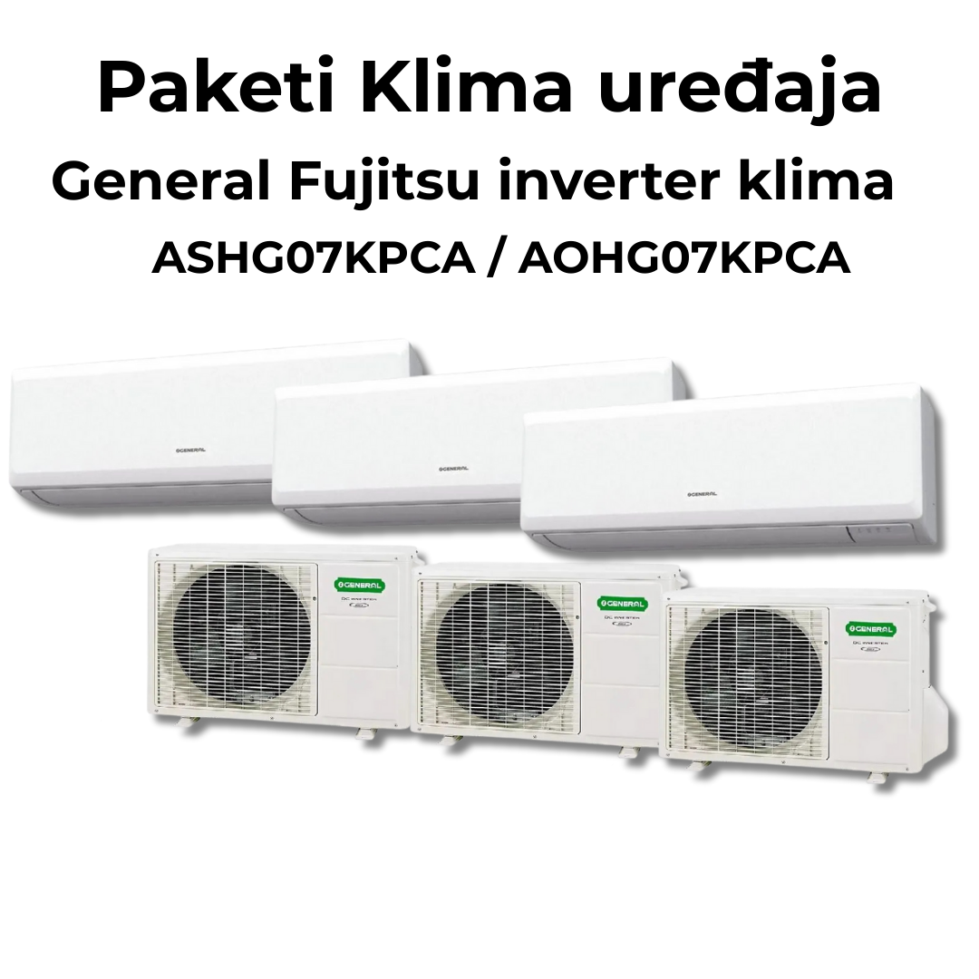 Paket klima  3x7000 btu Fujitsu General inverter  - Cool Shop