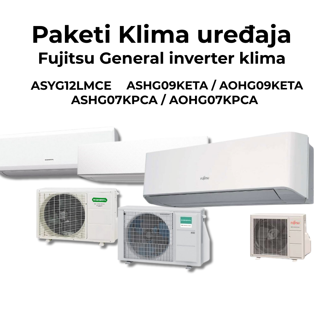 Paket Fujitsu General inverter 7000 btu+9000bty+12000bty  - Cool Shop